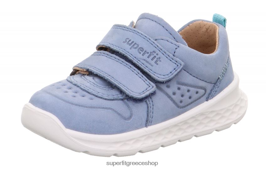 Superfit μωρά breeze - sneakers χαμηλά με κούμπωμα velcro V286D287 χαμηλά αθλητικά παπούτσια μπλε/γαλάζιο