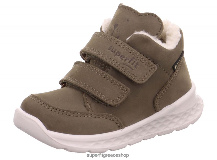 Superfit μωρά breeze - sneakers χαμηλά με κούμπωμα velcro V286D424 χαμηλά αθλητικά παπούτσια πράσινος