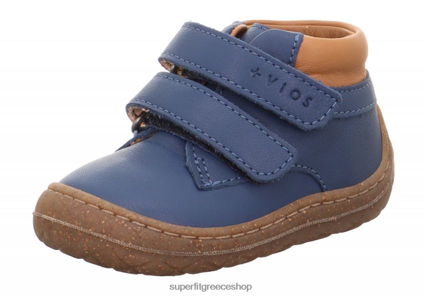 Superfit μωρά saturnus - sneakers χαμηλά με κούμπωμα velcro V286D317 χαμηλά αθλητικά παπούτσια μπλε