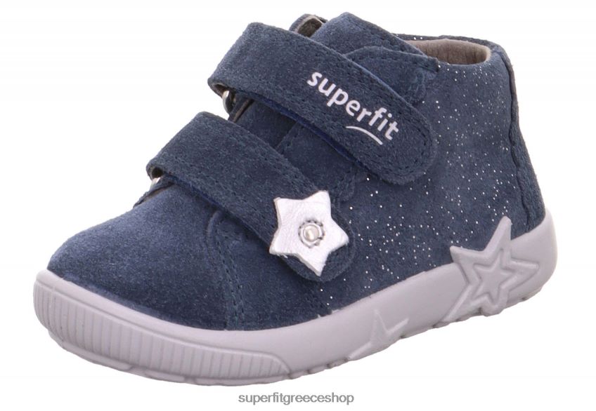 Superfit μωρά starlight - sneakers χαμηλά με κούμπωμα velcro V286D378 χαμηλά αθλητικά παπούτσια μπλε