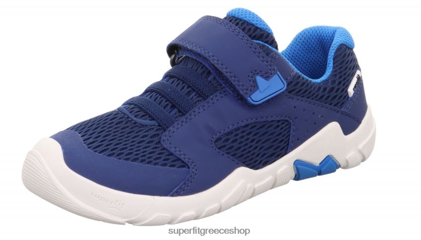 Superfit μωρά trace - sneakers χαμηλά με κούμπωμα velcro V286D542 χαμηλά αθλητικά παπούτσια μπλε