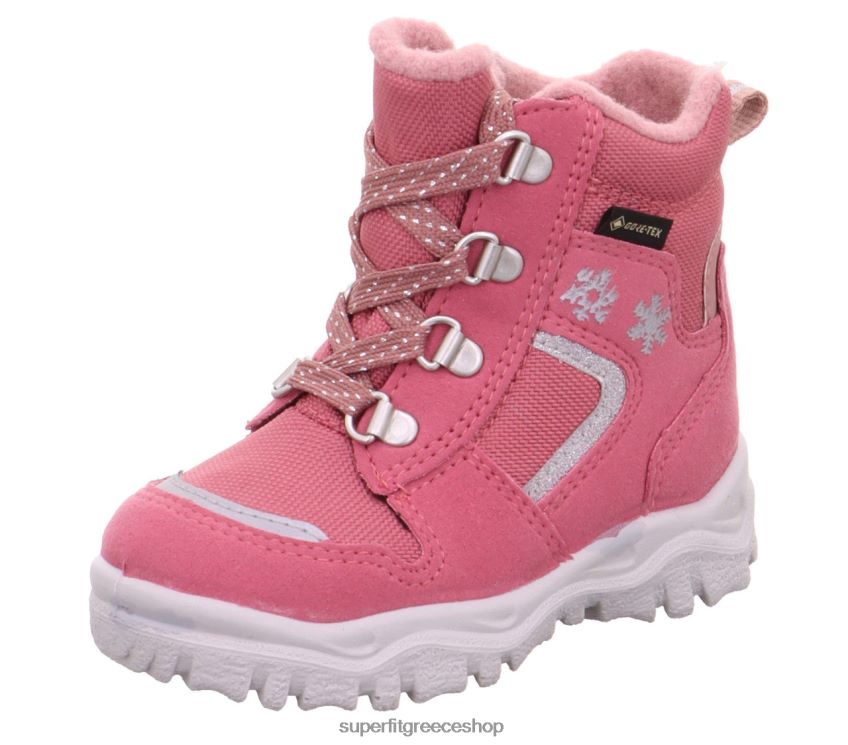Superfit μωρά husky1 - μπότα με κορδόνια V286D487 μπότες ροζ