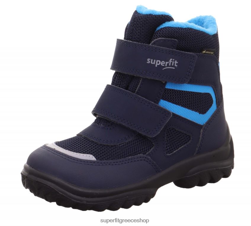 Superfit μωρά snowcat - μποτάκι με κούμπωμα velcro V286D488 μπότες μπλε