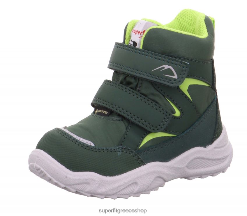 Superfit μωρά παγετώνας - μπότα με κούμπωμα velcro V286D483 μπότες πράσινο/ανοιχτό πράσινο