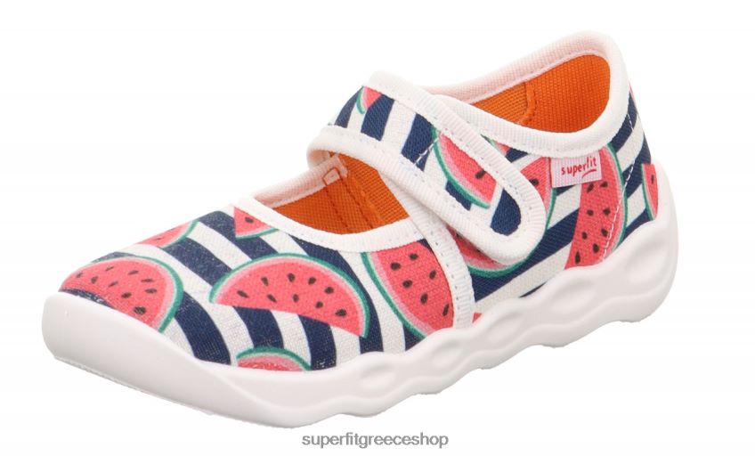 Superfit μωρά φούσκα - παντόφλα με κούμπωμα velcro V286D30 παντούφλες ροζ/πολύχρωμα