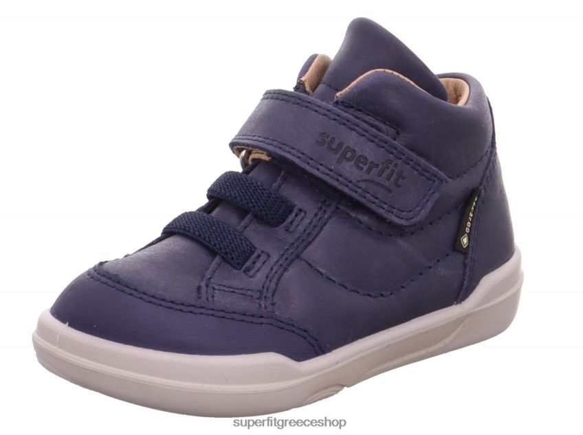 Superfit μωρά superfree - sneakers ψηλά με κούμπωμα velcro V286D411 ψηλά αθλητικά παπούτσια μπλε
