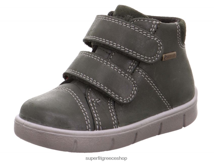 Superfit μωρά ulli - sneakers ψηλά με κούμπωμα velcro V286D389 ψηλά αθλητικά παπούτσια πράσινος