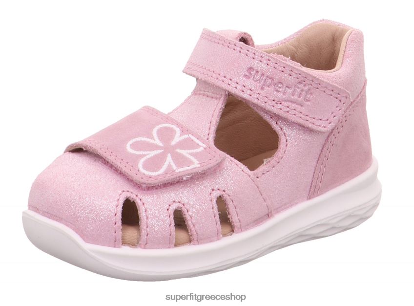 Superfit μωρά bumblebee - σανδάλι με κούμπωμα velcro V286D224 σανδάλια ροζ