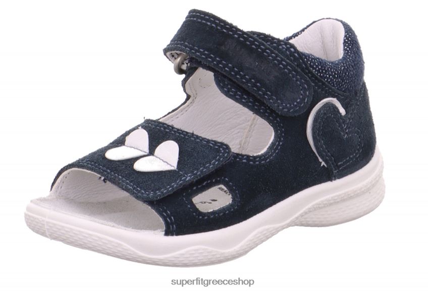 Superfit μωρά polly - σανδάλι με κούμπωμα velcro V286D209 σανδάλια μπλε