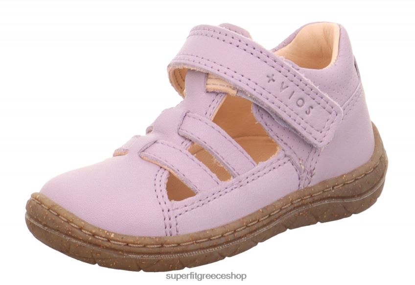 Superfit μωρά supix - σανδάλι με κούμπωμα velcro V286D231 σανδάλια μωβ