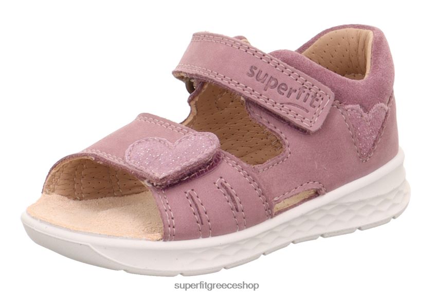 Superfit μωρά λιμνοθάλασσα - σανδάλι με κούμπωμα velcro V286D201 σανδάλια μωβ