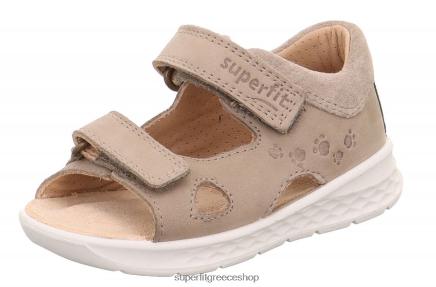 Superfit μωρά λιμνοθάλασσα - σανδάλι με κούμπωμα velcro V286D230 σανδάλια μπεζ/μπλε