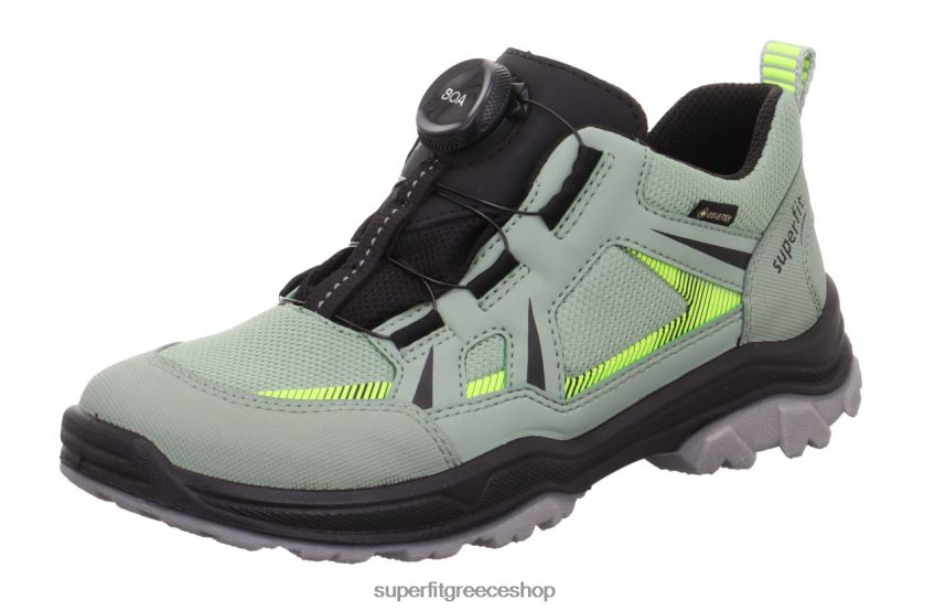 Superfit νήπια Jupiter - sneakers χαμηλά με σύστημα boa fit V286D886 χαμηλά αθλητικά παπούτσια ανοιχτό πράσινο/μαύρο