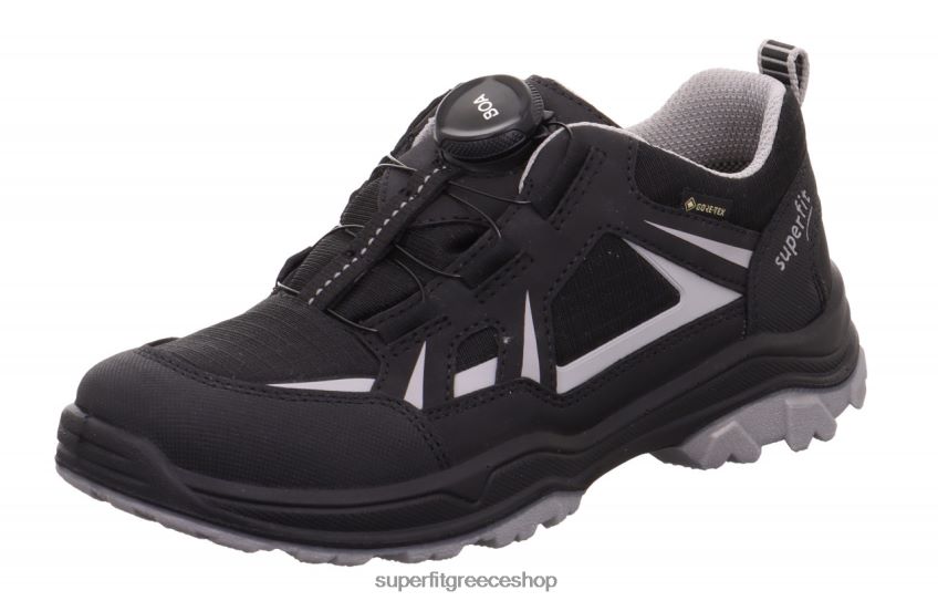 Superfit νήπια Jupiter - sneakers χαμηλά με σύστημα boa fit V286D889 χαμηλά αθλητικά παπούτσια μαύρο/ανοιχτό γκρι