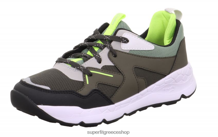 Superfit νήπια δωρεάν βόλτα - αθλητικά παπούτσια χαμηλά με κορδόνια V286D899 χαμηλά αθλητικά παπούτσια πράσινο/ανοιχτό πράσινο