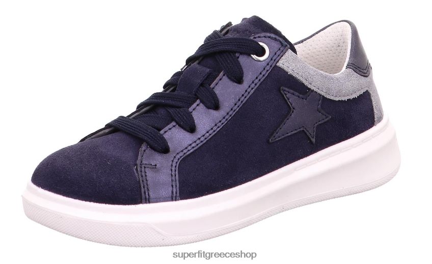 Superfit νήπια cosmo - sneakers χαμηλά με κορδόνια V286D784 χαμηλά αθλητικά παπούτσια μπλε/ανοιχτό γκρι
