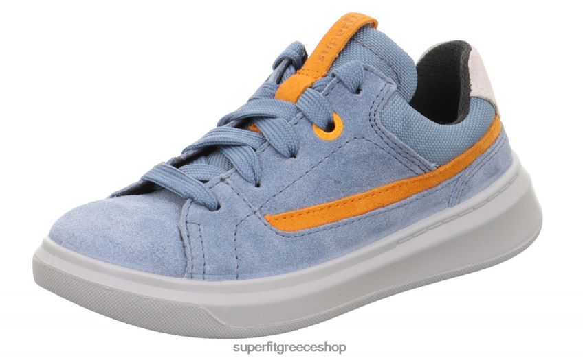 Superfit νήπια cosmo - sneakers χαμηλά με κορδόνια V286D791 χαμηλά αθλητικά παπούτσια μπλε/πορτοκαλί