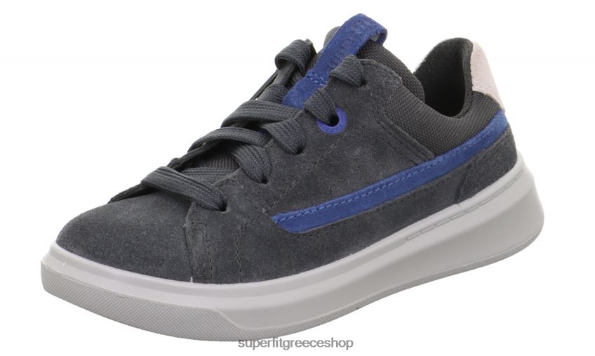 Superfit νήπια cosmo - sneakers χαμηλά με κορδόνια V286D793 χαμηλά αθλητικά παπούτσια γκρι/μπλε