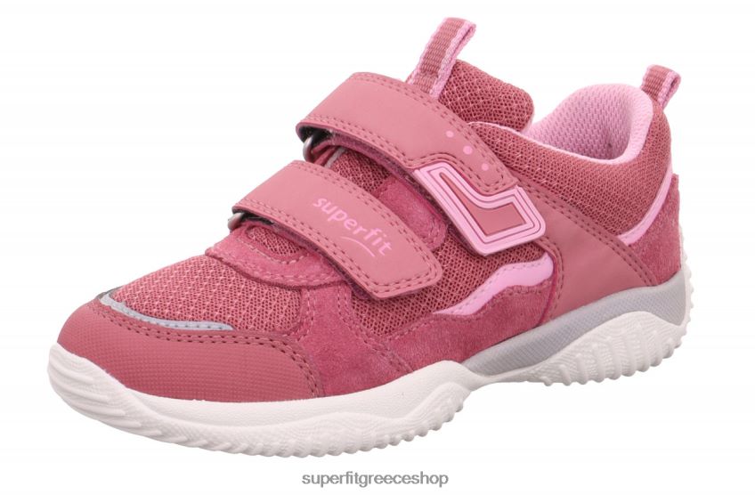 Superfit νήπια storm - sneakers χαμηλά με κούμπωμα velcro V286D802 χαμηλά αθλητικά παπούτσια ροζ