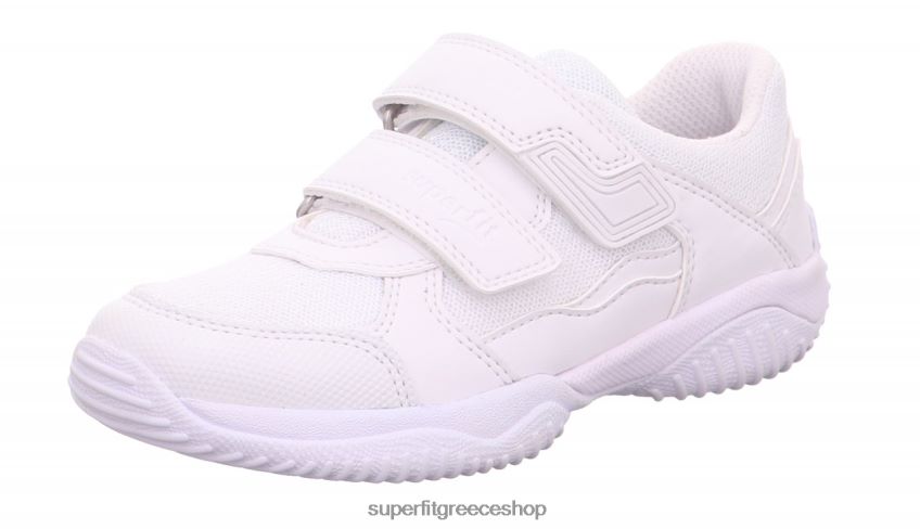 Superfit νήπια storm - sneakers χαμηλά με κούμπωμα velcro V286D811 χαμηλά αθλητικά παπούτσια άσπρο