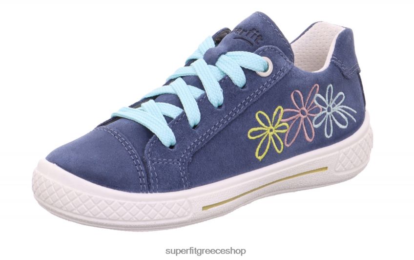 Superfit νήπια tensy - sneakers χαμηλά με κορδόνια V286D803 χαμηλά αθλητικά παπούτσια μπλε