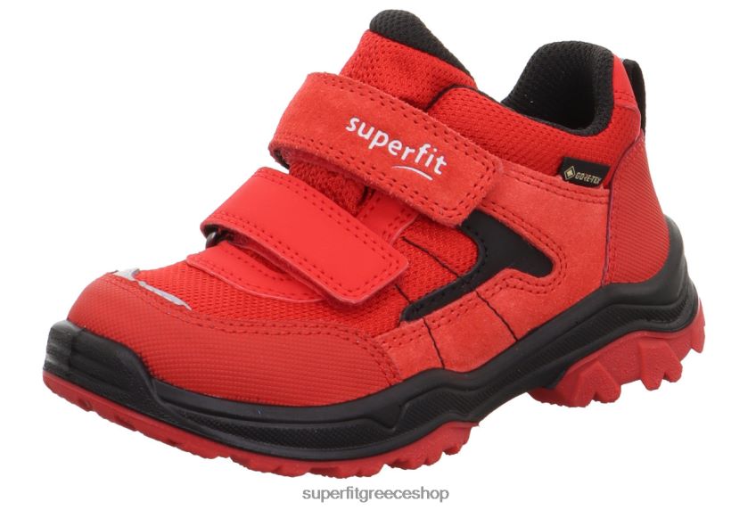 Superfit νήπια Jupiter - sneakers χαμηλά με κούμπωμα velcro V286D726 μπότες κόκκινο μαύρο