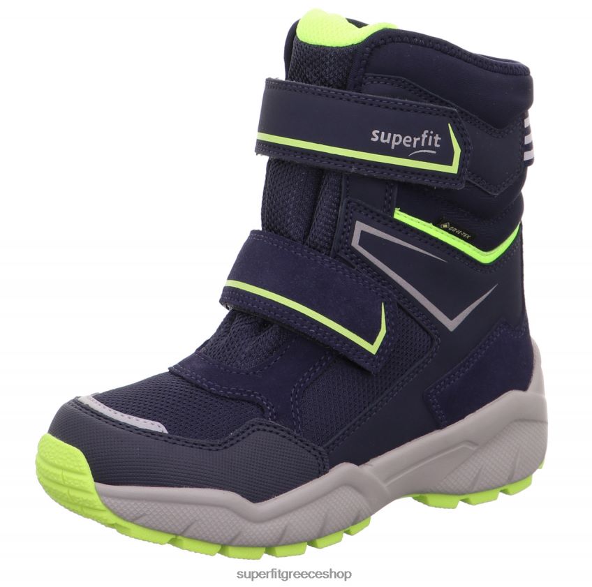 Superfit νήπια culusuk 2.0 - μπότα με κούμπωμα velcro V286D703 μπότες μπλε/κίτρινο