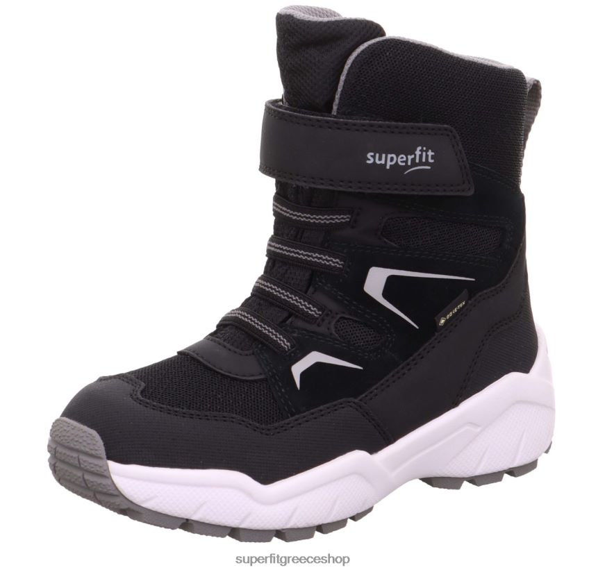 Superfit νήπια culusuk 2.0 - μπότα με κούμπωμα velcro V286D759 μπότες μαύρο/ανοιχτό γκρι