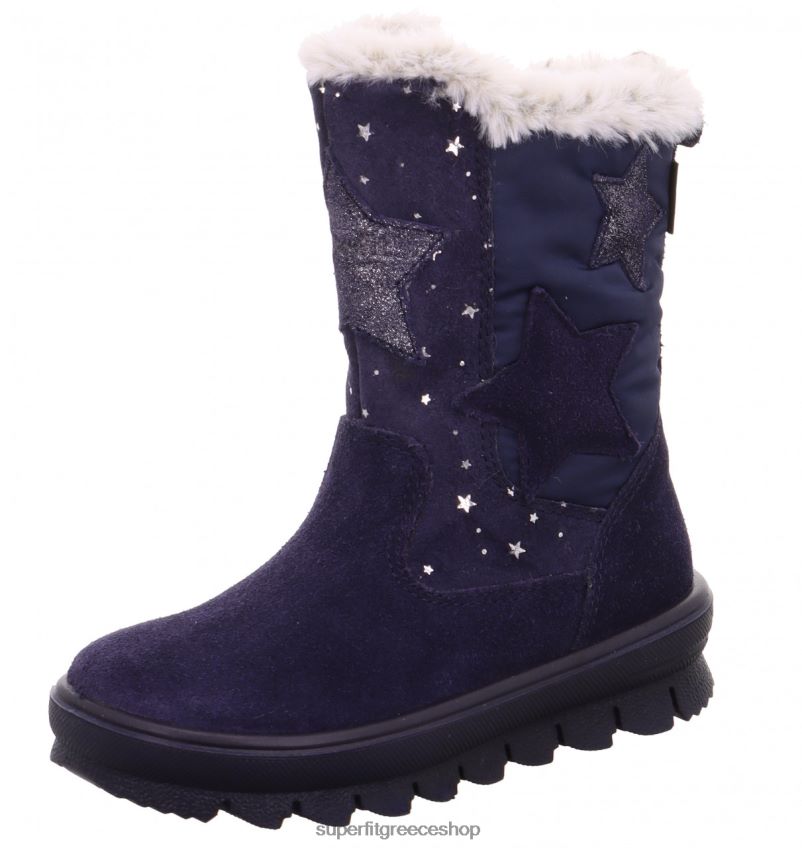 Superfit νήπια flavia - μπότα με φερμουάρ V286D706 μπότες μπλε