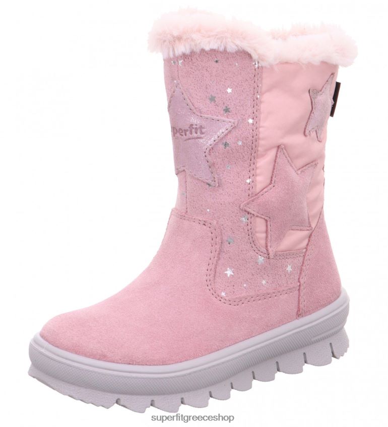 Superfit νήπια flavia - μπότα με φερμουάρ V286D750 μπότες ροζ