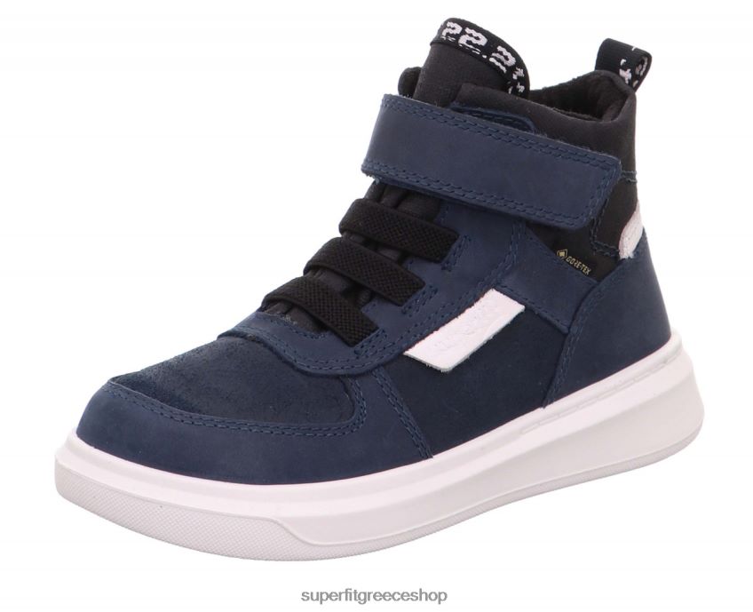 Superfit νήπια cosmo - sneakers ψηλά με κούμπωμα velcro V286D845 ψηλά αθλητικά παπούτσια μπλε