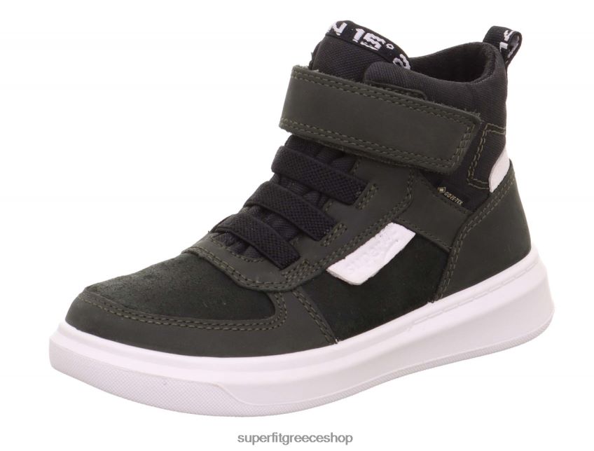 Superfit νήπια cosmo - sneakers ψηλά με κούμπωμα velcro V286D857 ψηλά αθλητικά παπούτσια πράσινος