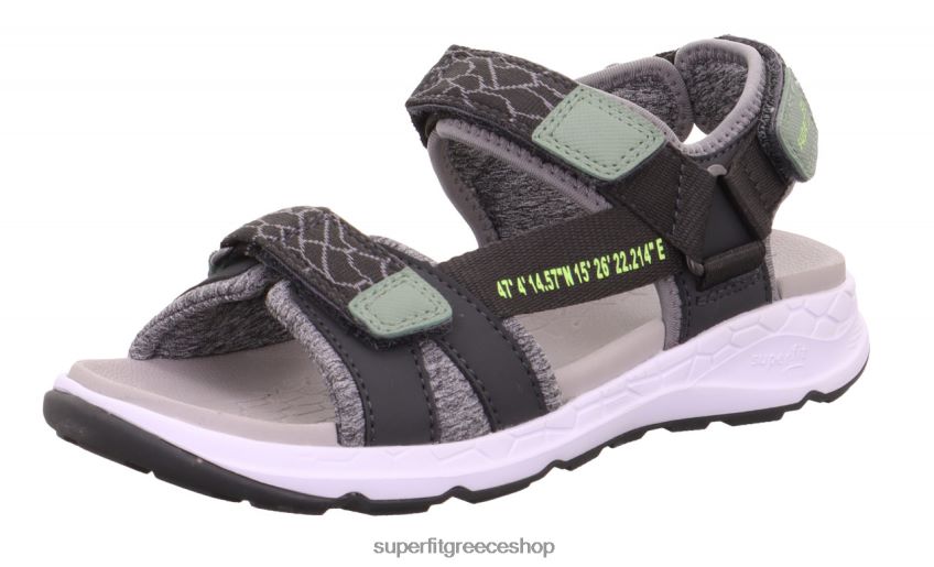 Superfit νήπια criss cross - πέδιλο με velcro κούμπωμα V286D679 σανδάλια γκρί