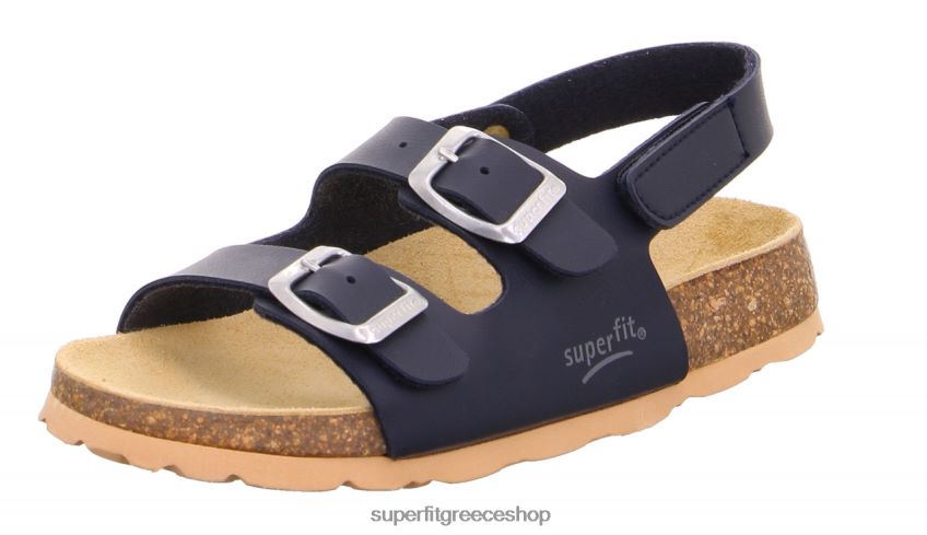 Superfit νήπια fussbettpantoffel - σανδάλι με αγκράφα V286D582 σανδάλια μπλε