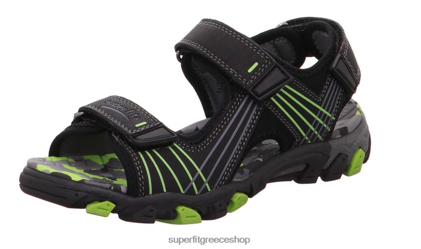 Superfit νήπια henry - σανδάλι με κούμπωμα velcro V286D655 σανδάλια μαύρος