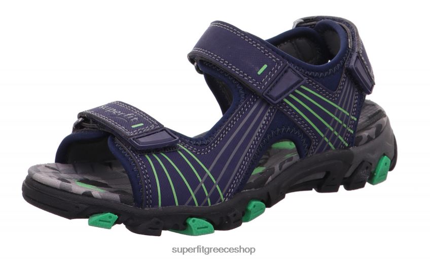 Superfit νήπια henry - σανδάλι με κούμπωμα velcro V286D684 σανδάλια ωκεανός/συνδυασμός