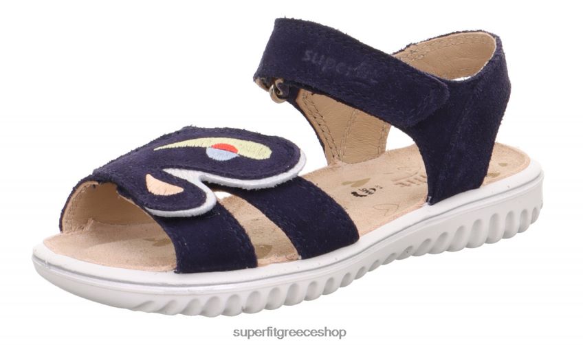 Superfit νήπια sparkle - πέδιλο με velcro κούμπωμα V286D652 σανδάλια μπλε