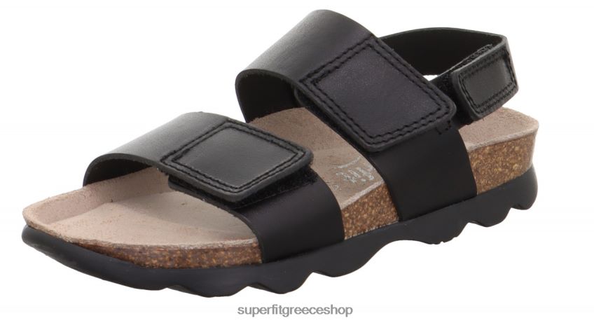 Superfit νήπια ζελέ - σανδάλι με κούμπωμα velcro V286D581 σανδάλια μαύρος