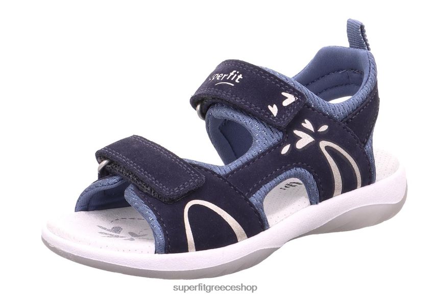 Superfit νήπια ηλιόλουστο - σανδάλι με κούμπωμα velcro V286D614 σανδάλια μπλε