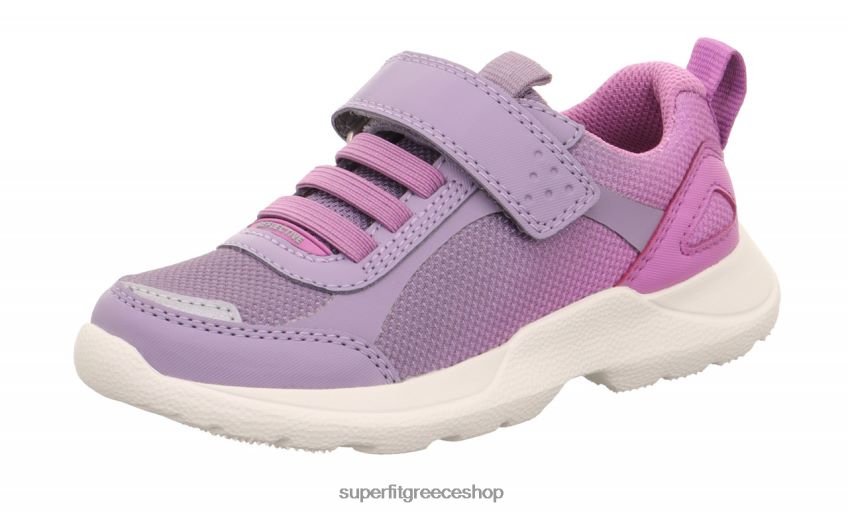 Superfit παιδιά & έφηβοι rush - sneakers χαμηλά με κούμπωμα velcro V286D522 αθλητικά μωβ