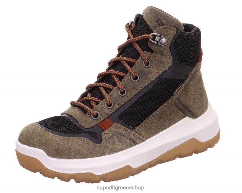 Superfit παιδιά & έφηβοι space - μποτάκι με φερμουάρ V286D941 μπότες πράσινο/μαύρο